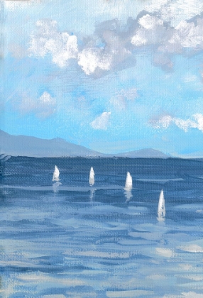 Picture of BOATS AND WAVES I