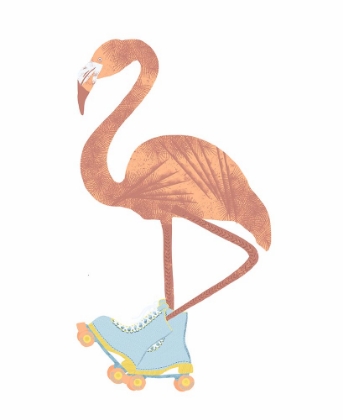 Picture of SKATING FLAMINGO
