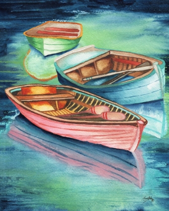 Picture of DOCKED ROWBOATS II