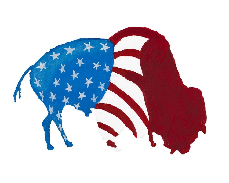 Picture of PATRIOTIC BISON