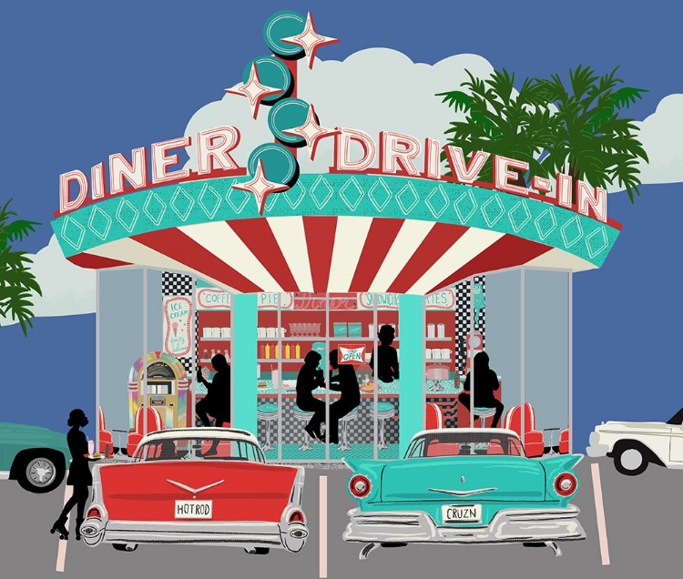 Picture of RETRO DINER OUTSIDE