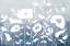 Picture of BLUE AND WHITE FLORAL GARDEN