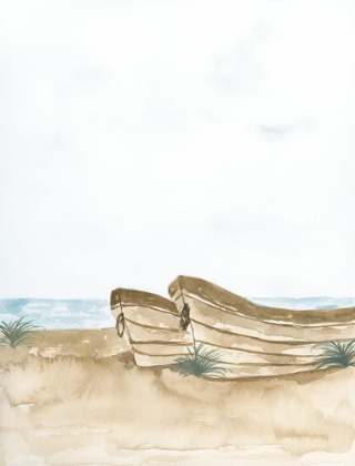 Picture of BEACHED WOODEN ROW BOAT II