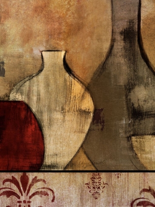 Picture of GLASS GATHERING WITH RED I