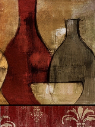 Picture of GLASS GATHERING WITH RED II
