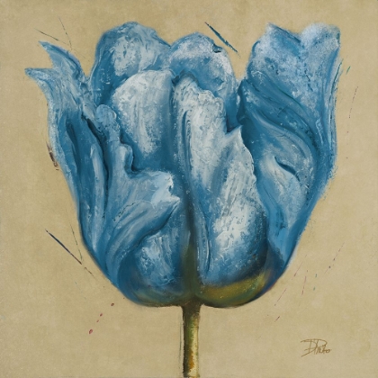 Picture of BLUE DOUBLE TULIPS I
