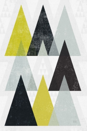 Picture of MOD TRIANGLES IV YELLOW BLACK