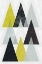 Picture of MOD TRIANGLES IV YELLOW BLACK