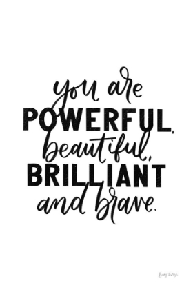 Picture of YOU ARE POWERFUL BW