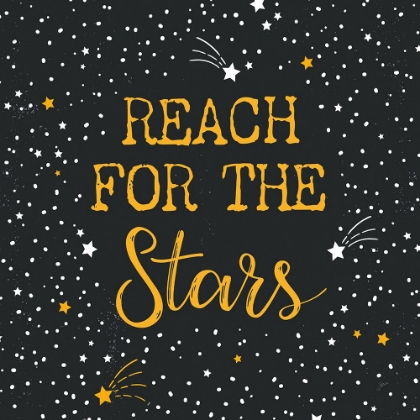 Picture of REACH FOR THE STARS CHARCOAL SQ