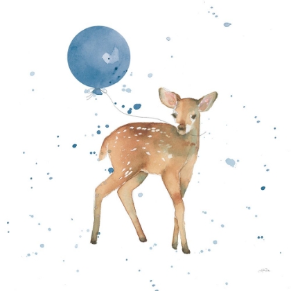 Picture of FESTIVE FAWN BLUE SQ