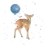 Picture of FESTIVE FAWN BLUE SQ