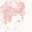 Picture of FLORAL FIGURES I PINK GOLD SQ
