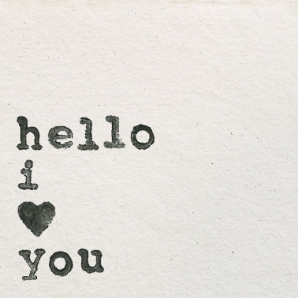 Picture of HELLO I LOVE YOU
