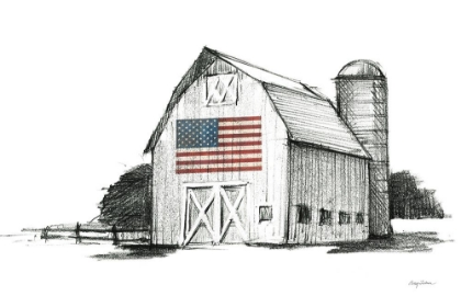 Picture of PATRIOTIC BARN