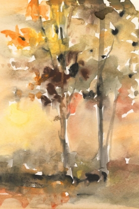 Picture of FALL FOLIAGE WATERCOLOR II