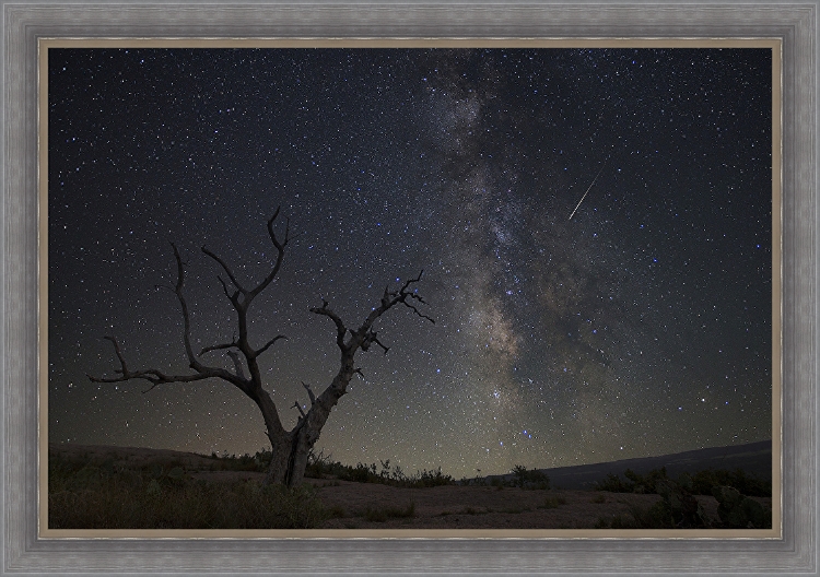 Picture of The Milky Way At Enchanted Rock by Rob Greebon