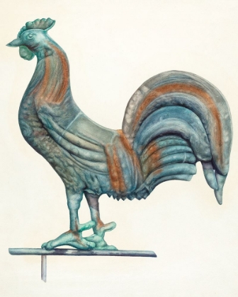 Picture of COPPER COCK WEATHER VANE 1935