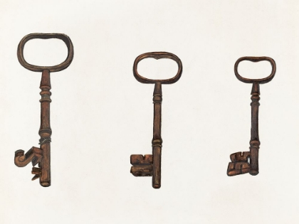 Picture of KEYS TO JOHN MARSHALL HOUSE 1937