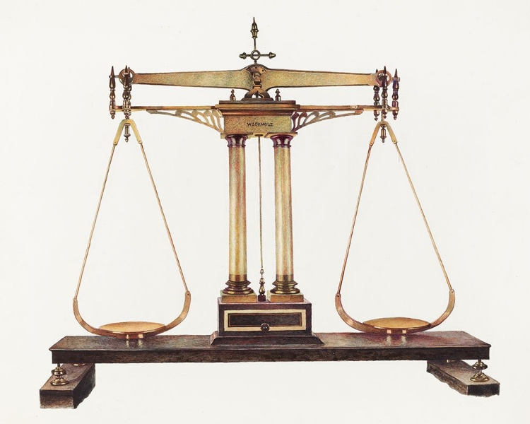 Picture of SCALES FOR WEIGHING GOLD 1940