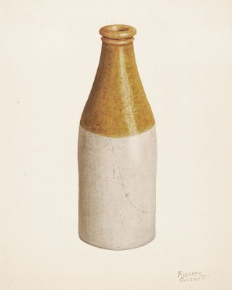 Picture of STONEWARE INK BOTTLE