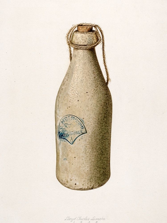 Picture of WEISS BEER BOTTLE 1939
