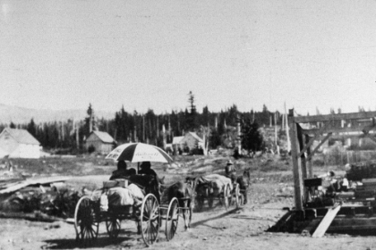 Picture of INDIANS RETURN FROM HOP FIELDS