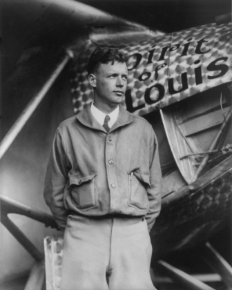 Picture of CHARLES LINDBERG AND THE SPIRIT OF ST LOUIS
