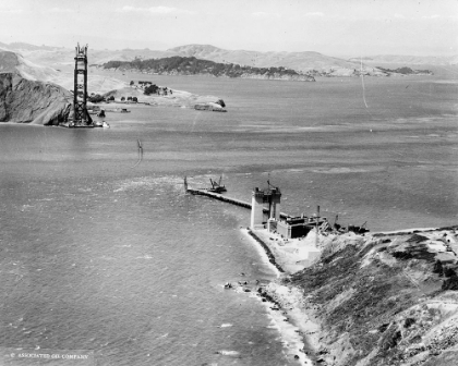 Picture of CONSTRUCTION OF THE GOLDEN GATE BRIDGE 1934