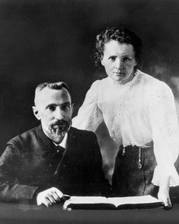 Picture of PIERRE AND MARIE CURIE 1900