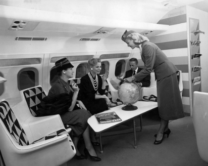 Picture of TWA CONVAIR 880 LOUNGE