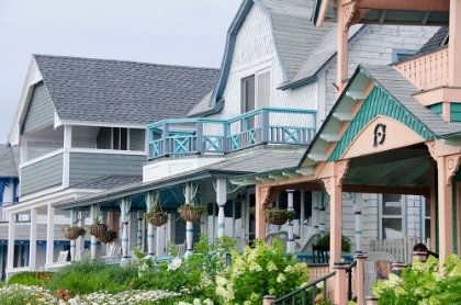 Picture of MASSACHUSETTS-MARTHAS VINEYARD-OAK BLUFFS. HISTORIC GINGERBREAD HOME.