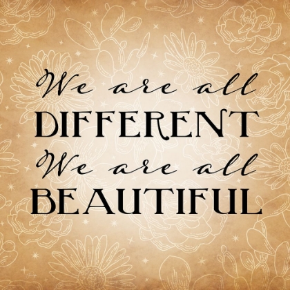 Picture of WE ARE ALL DIFFERENT