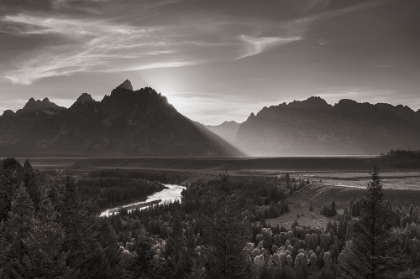 Picture of SNAKE RIVER OVERLOOK GRANT TETON NATIONAL PARK 