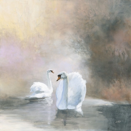 Picture of SWANS IN MIST