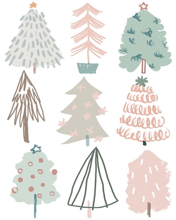 Picture of CHRISTMAS TREE SKETCHBOOK I