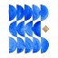 Picture of SAPPHIRE HALVES I