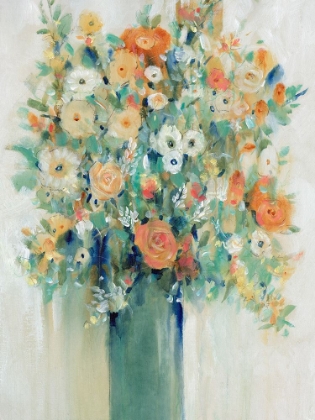 Picture of VASE OF SPRING FLOWERS I