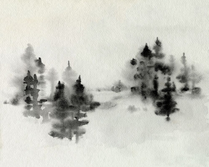 Picture of INKED PINE FOREST I