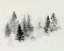 Picture of INKED PINE FOREST III