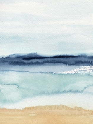 Picture of WATERCOLOR OCEAN HORIZON II