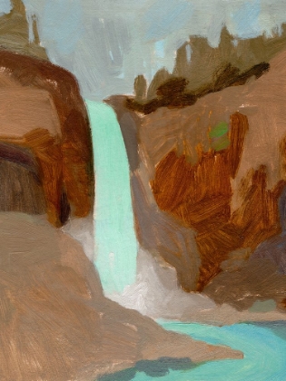 Picture of TURQUOISE FALLS I