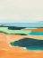 Picture of AQUA AND ORANGE II