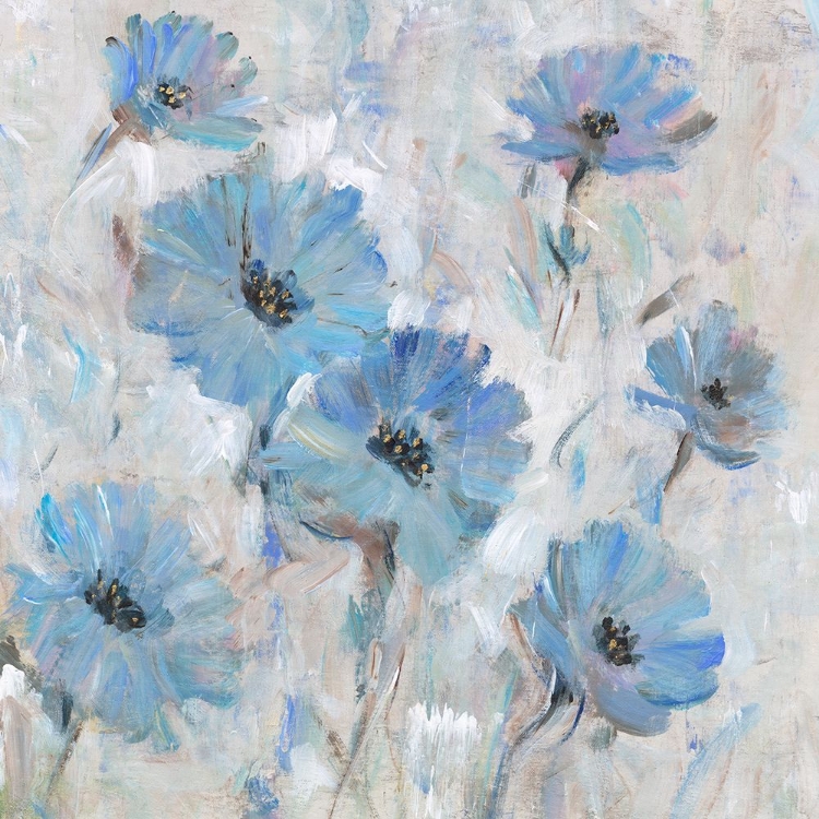 Picture of MIX BLUE FLOWERS I