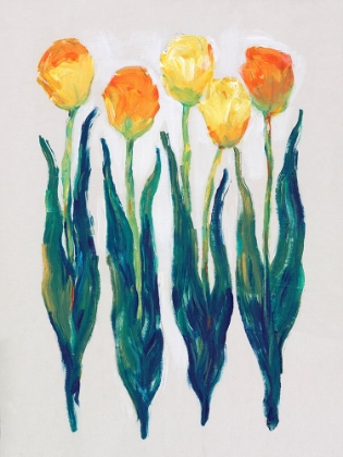 Picture of TULIPS IN A ROW I