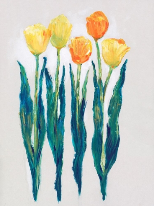 Picture of TULIPS IN A ROW II