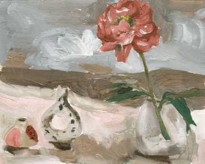 Picture of VASE OF PINK FLOWERS IV