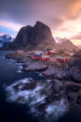 Picture of GOLDEN MORNING IN HAMNOY