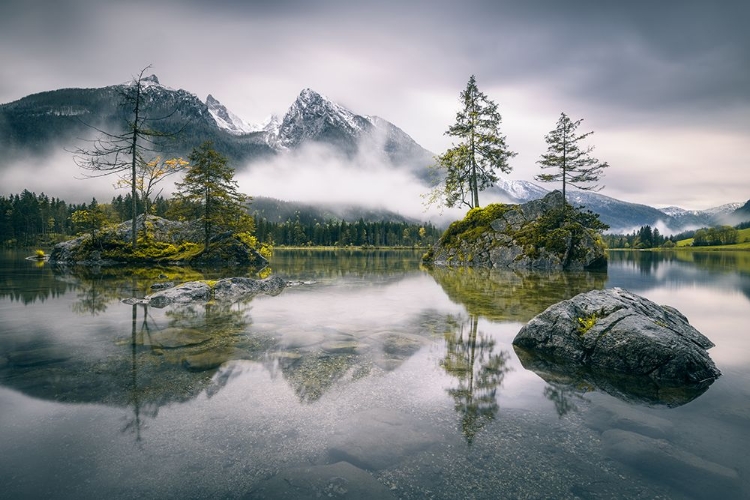 Picture of RAINY MORNING AT HINTERSEE (BAVARIA)