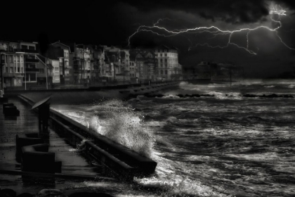 Picture of DARK STORMY EVENING IN NORMANDY